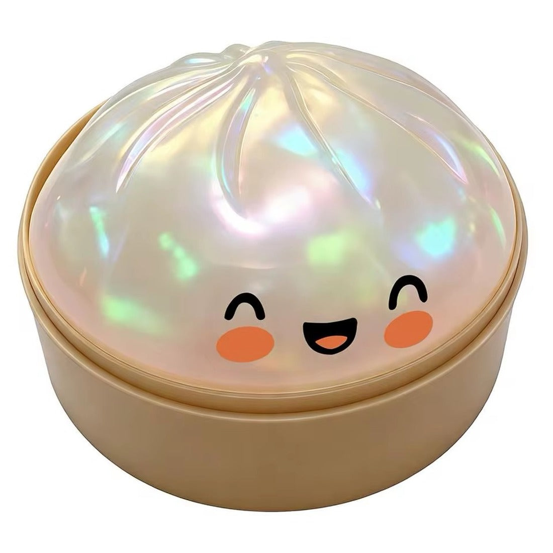 Dumpling squishy in sealed container