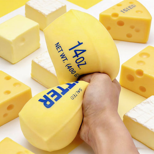 Butter stick squishy, berry gel filling