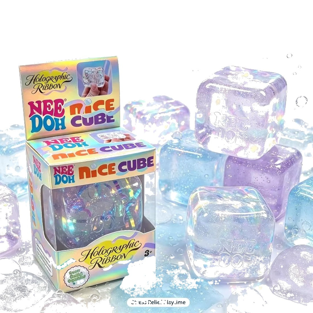 Needoh holographic ice cube